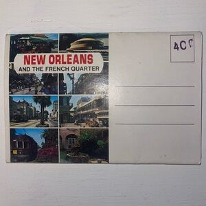 Vintage French Quarter Postcards